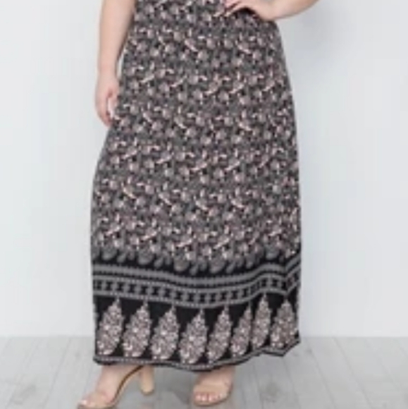 Size 3X Multi Crochet Cami Paisley Print - Picture 2 of 4